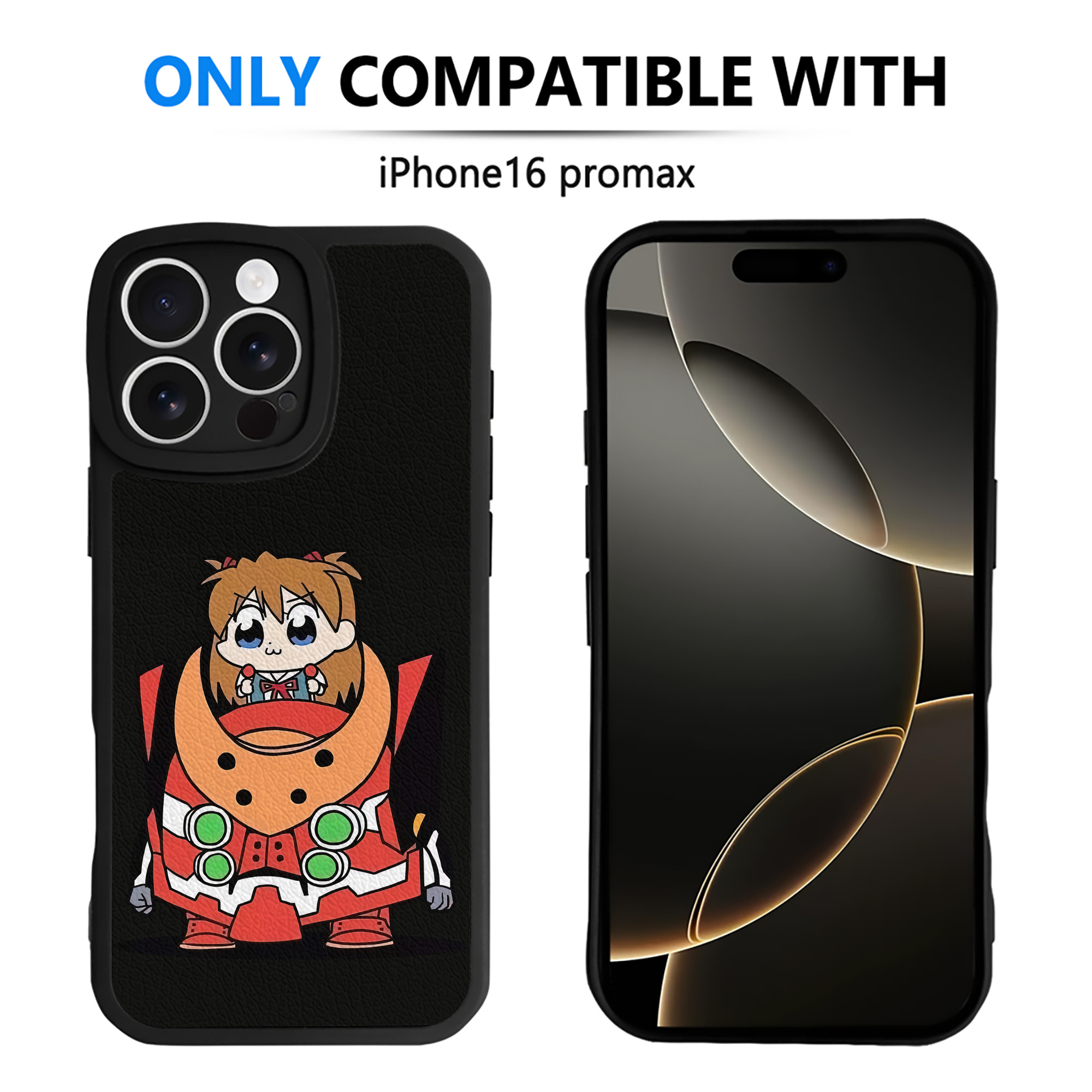 （画像用） EVA 新世紀エヴァンゲリオン 【iPhone 16シリーズ対応】シリコンスマホケース（レザー調） 材質：シリコン